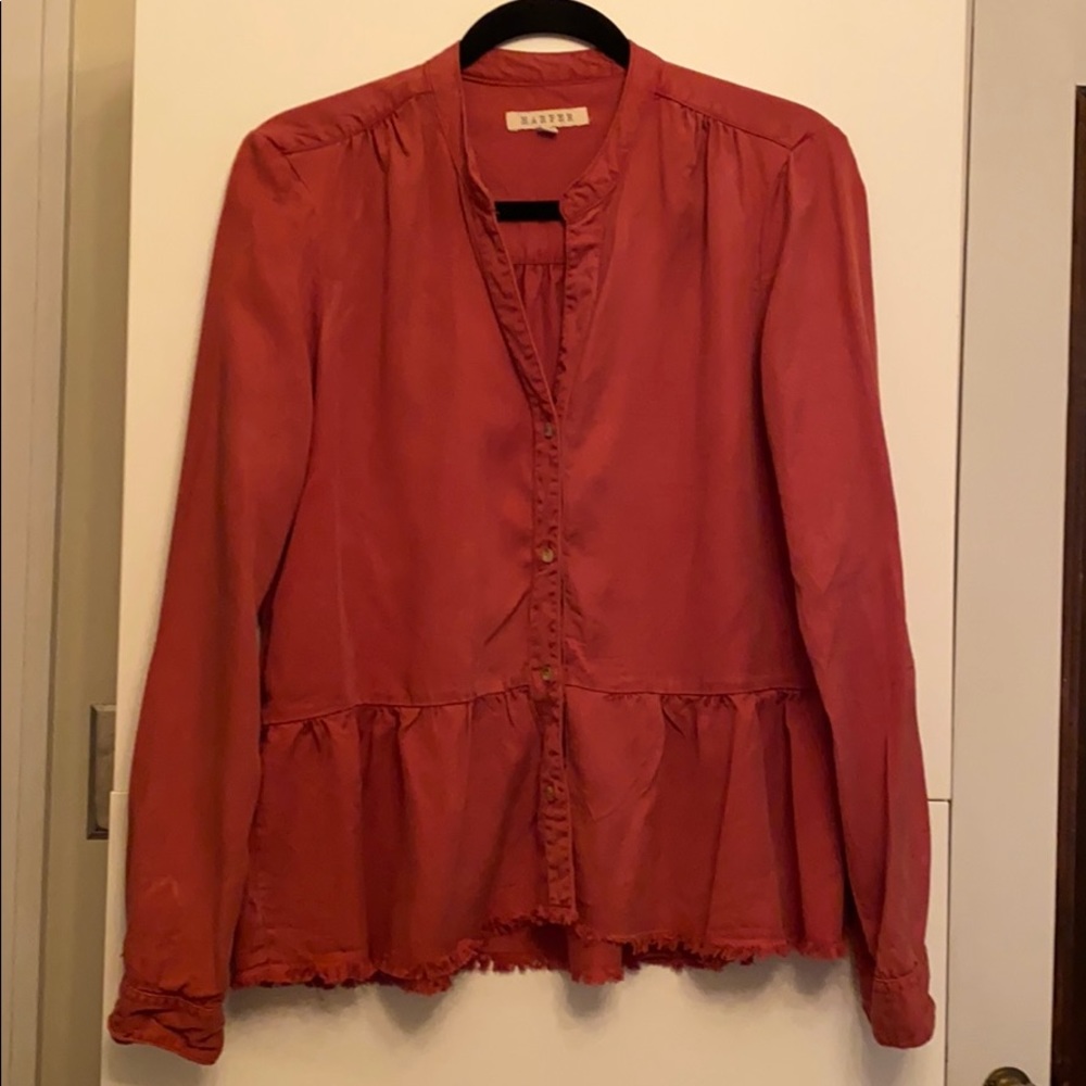 Francescas twill blouse